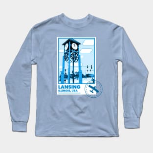 Lansing Clock Tower Long Sleeve T-Shirt